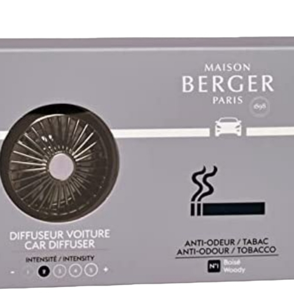 MAISON BERGER - Refillable Car Vent Clip Diffuser Set - 3.1 x 2 x 0.8 inches - M